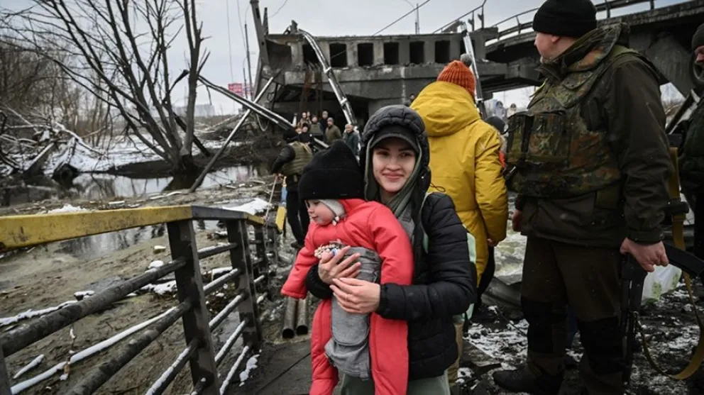 Rusia abre hoy cinco corredores humanitarios en Ucrania