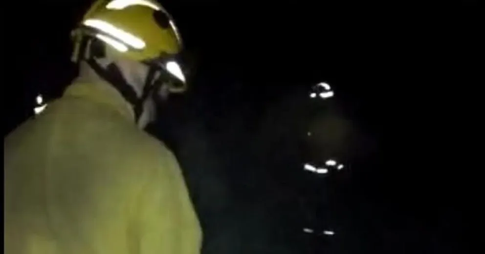 Bomberos intervinieron en principio de incendio en la Ruta 40