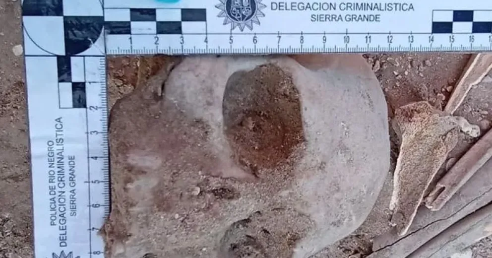 Estaban haciendo una pileta y encontraron huesos humanos en Playas Doradas