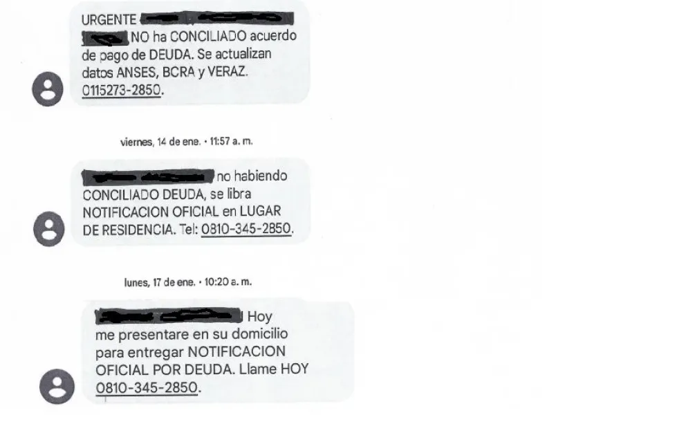 Alertan a vecinos por intimaciones de embargo falsas
