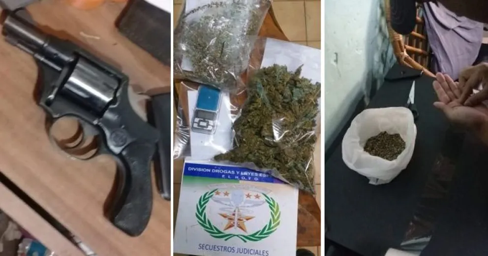 Lo denunciaron los vecinos: Secuestraron en su casa de Epuyén armas y marihuana