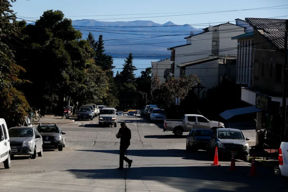 Se podía bajar en esquí por la Morales hasta el Centro Cívico