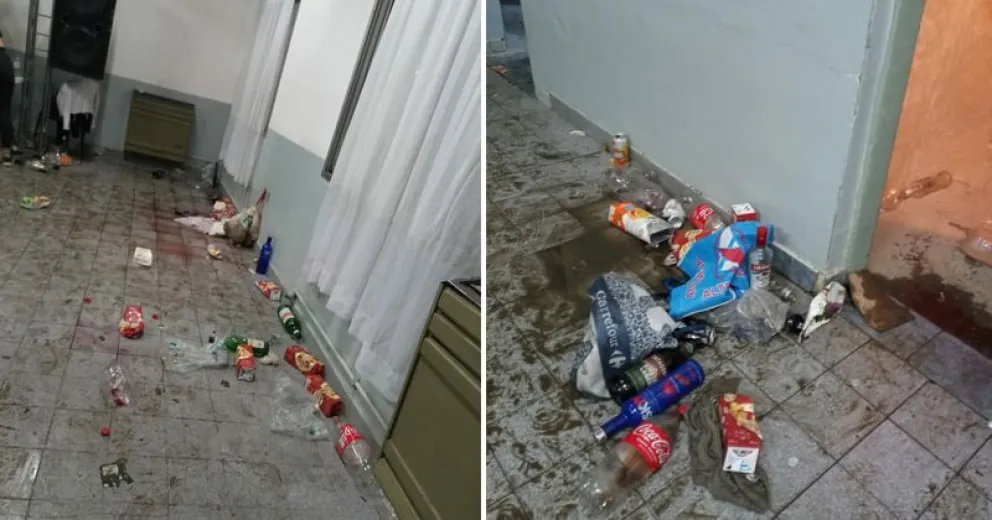 Fiesta y descontrol en la sede vecinal del barrio Omega
