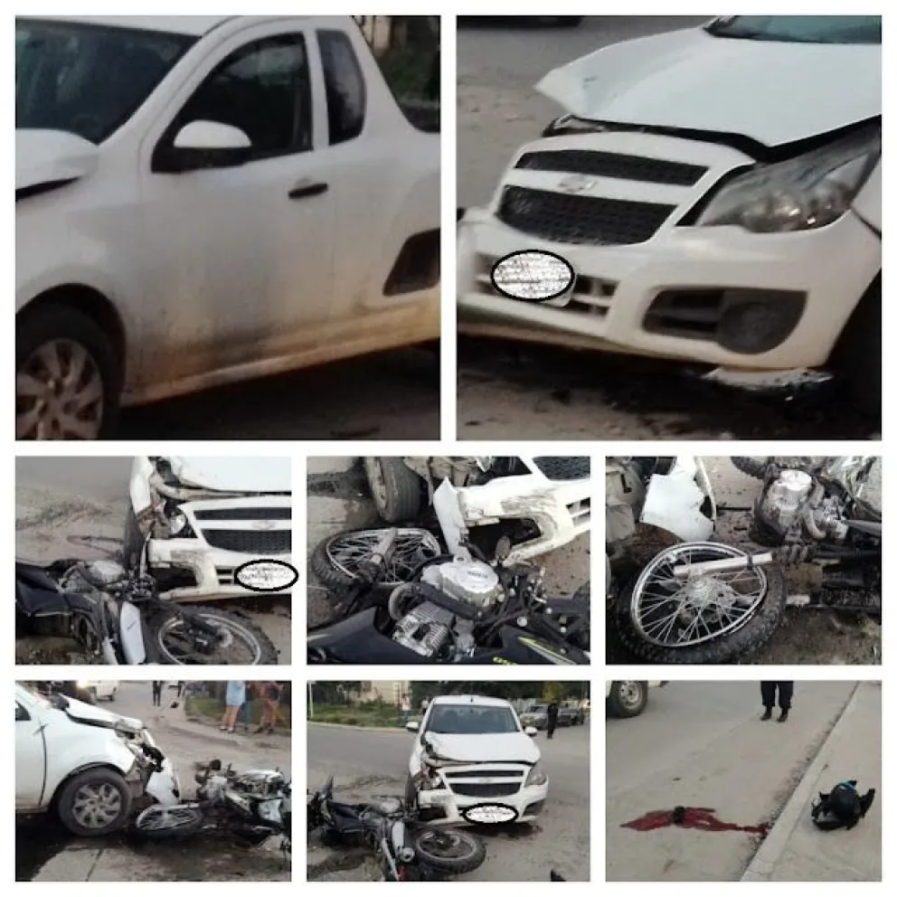 Internaron en Bariloche a funcionario de El Bolsón que chocó con su moto