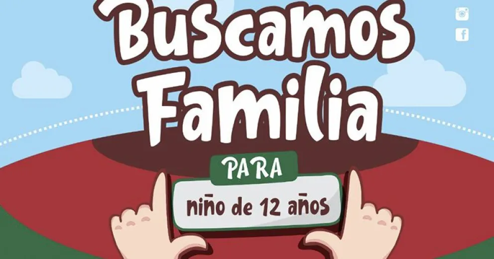 Buscan una familia adoptiva para un chico de 12 años