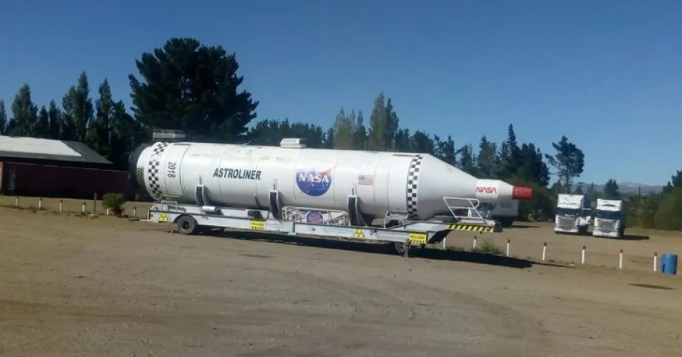 ¿Un artefacto de la NASA llegando a Bariloche?