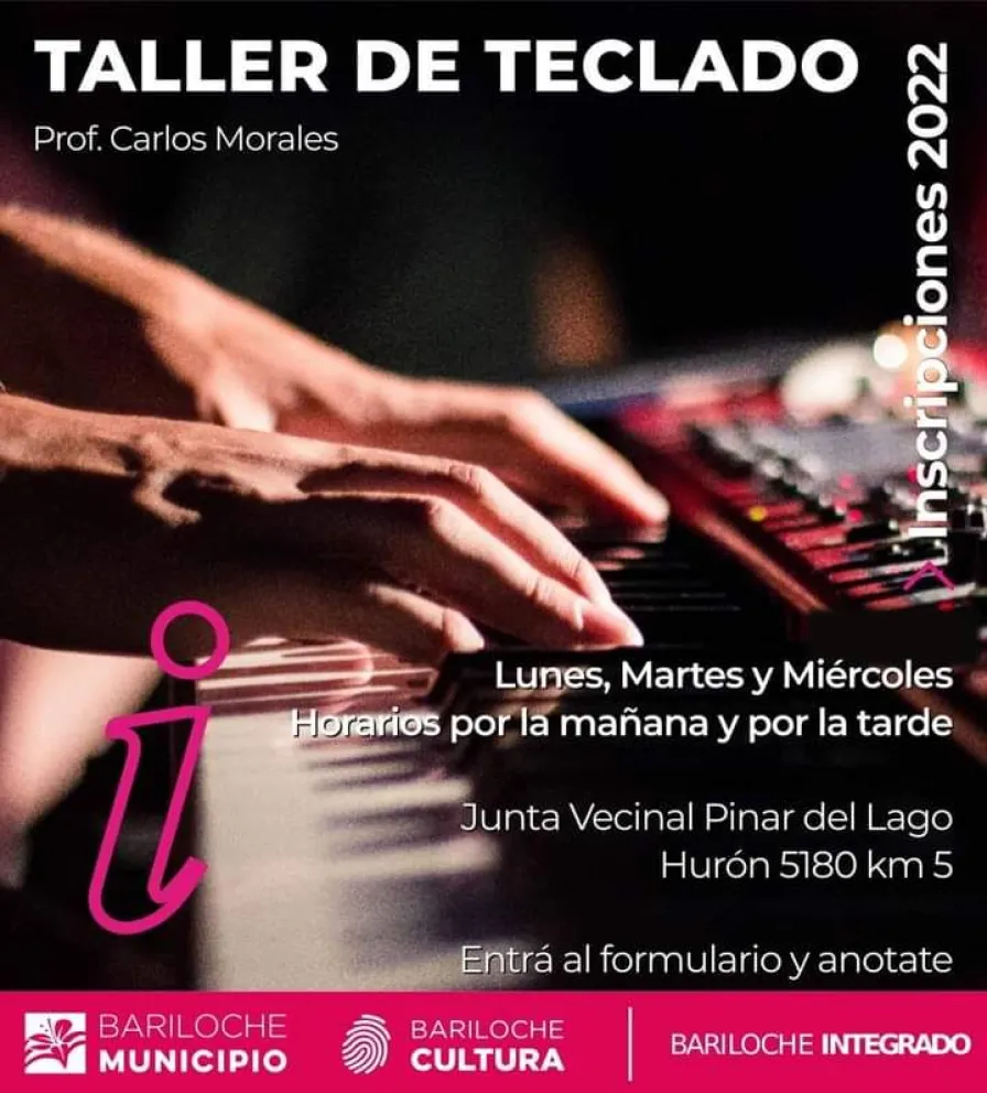 Abren la inscripción para los Talleres de Teclado 2022