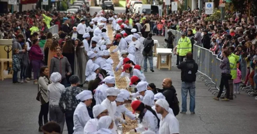 Bellora: "Este año buscaremos romper nuestro récord de la barra, serán 210 metros y dos toneladas de chocolate"