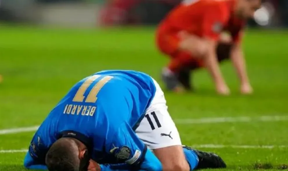 Increíble batacazo: Italia quedó fuera del Mundial Qatar 2022 