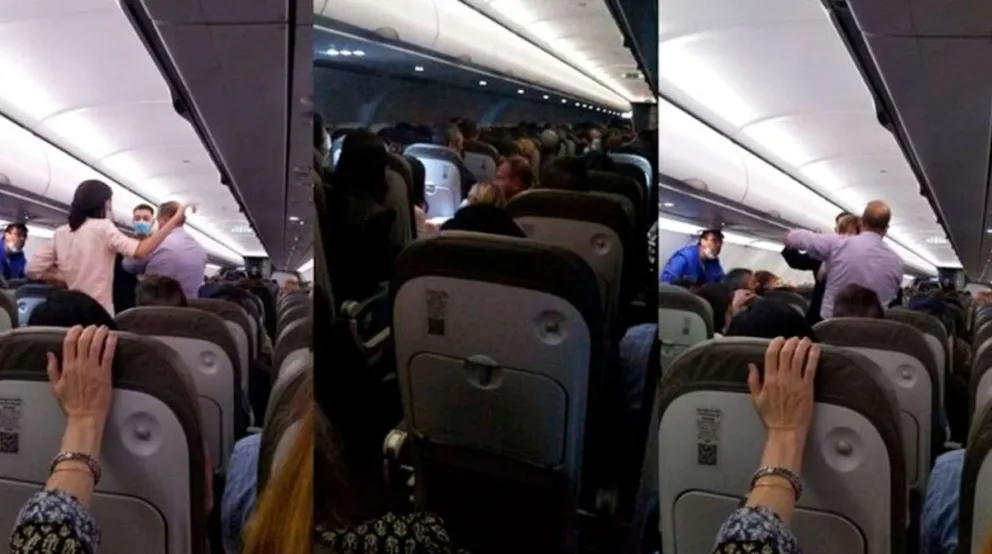 Un intendente salteño le hizo RCP a una nena en medio de un vuelo y la salvó