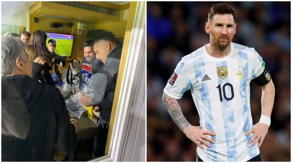 El curioso regalo que le hizo Juan Román Riquelme al papá de Lionel Messi 