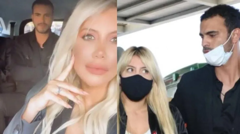 ¿Un ida y vuelta?: Ahora hay sospechas de infidelidad de Wanda Nara con su guardaespaldas