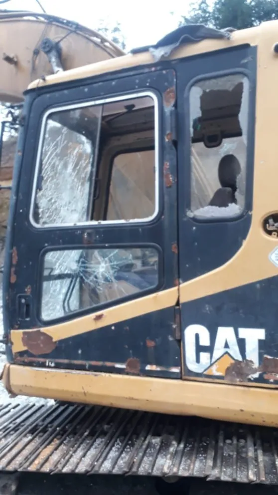 Denunciaron ataque vandálico a maquinaria vial que construye la ruta de Circunvalación 