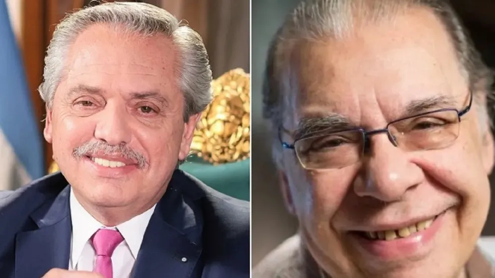 "Deja una huella", las palabras de despedida de Alberto Fernández a Enrique Pinti