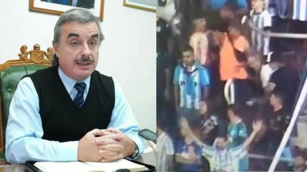 Video: hinchas de Racing echaron de la tribuna a un exintendente condendo por abuso sexual