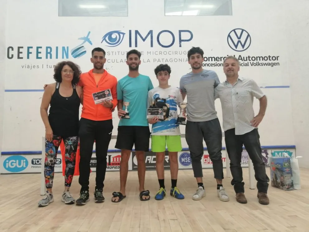 Culminó con éxito el patagónico de squash