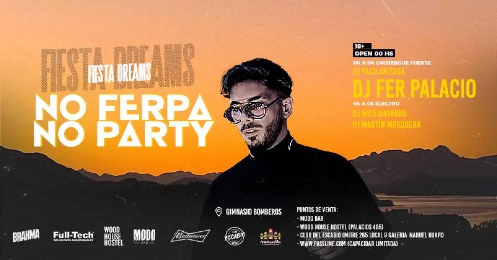 La Fiesta Dreams llega a Bomberos Voluntarios y trae al DJ Fer Palacio: ¡no te la podés perder!