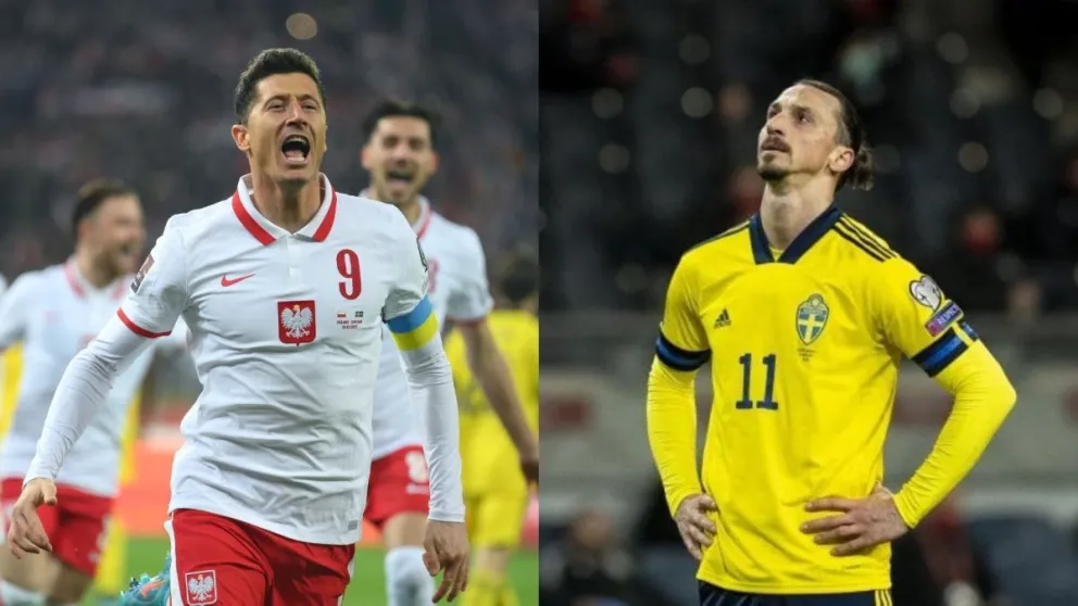 Lewandowski adentro, Zlatan afuera: Polonia va a la Copa del Mundo