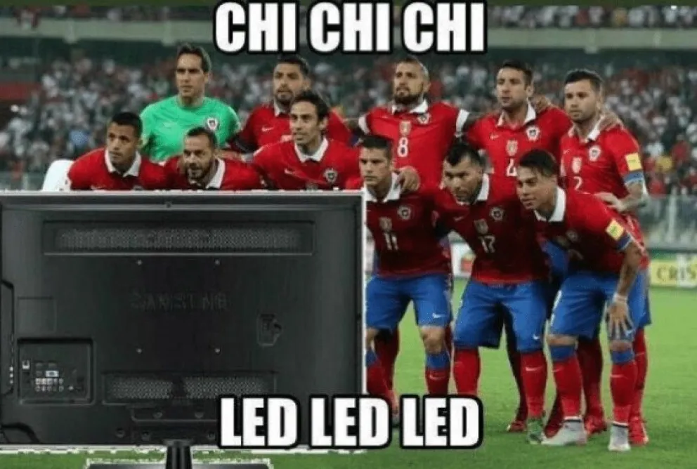 Chile quedó afuera del Mundial y estallaron los memes