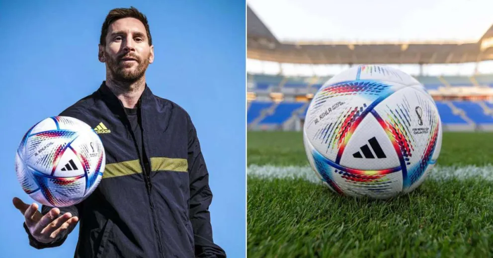 La FIFA eligió a Leo Messi para presentar a Al Rihla , la pelota oficial del Mundial