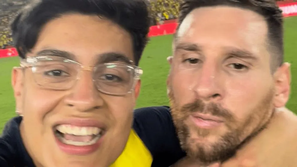 Video: Messi vivió un momento incómodo con un hincha de Ecuador