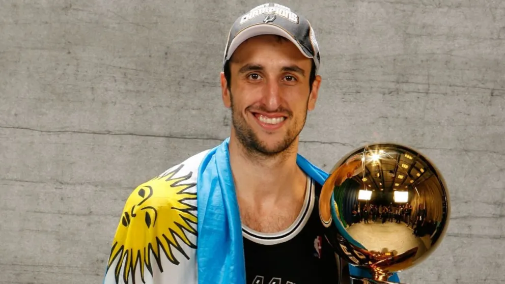 El primer argentino: Ginóbili entrará al Salón de la Fama de la NBA