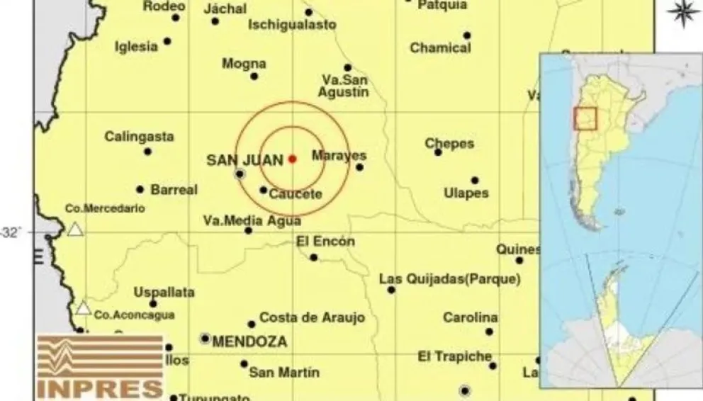 Fuerte sismo de 5.4 grados se hizo sentir en cuatro provincias