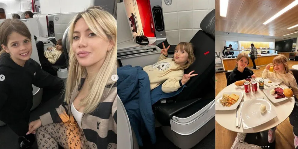 Wanda Nara llegó a Argentina ¿sin Icardi?