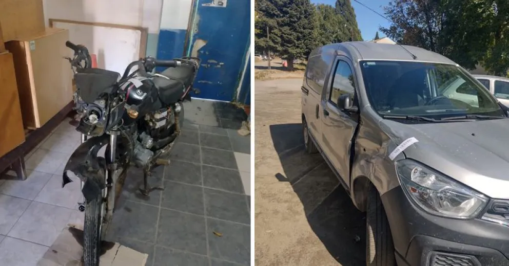 Sufrió una grave fractura en el rostro luego de chocar en su moto contra una camioneta