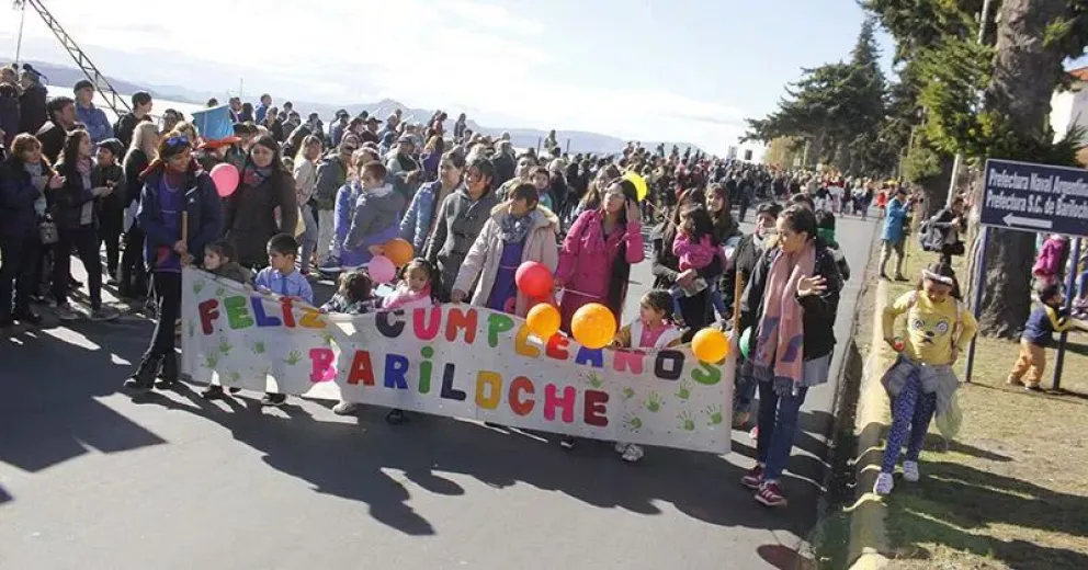 Vuelve el desfile para festejar el cumpleaños de Bariloche