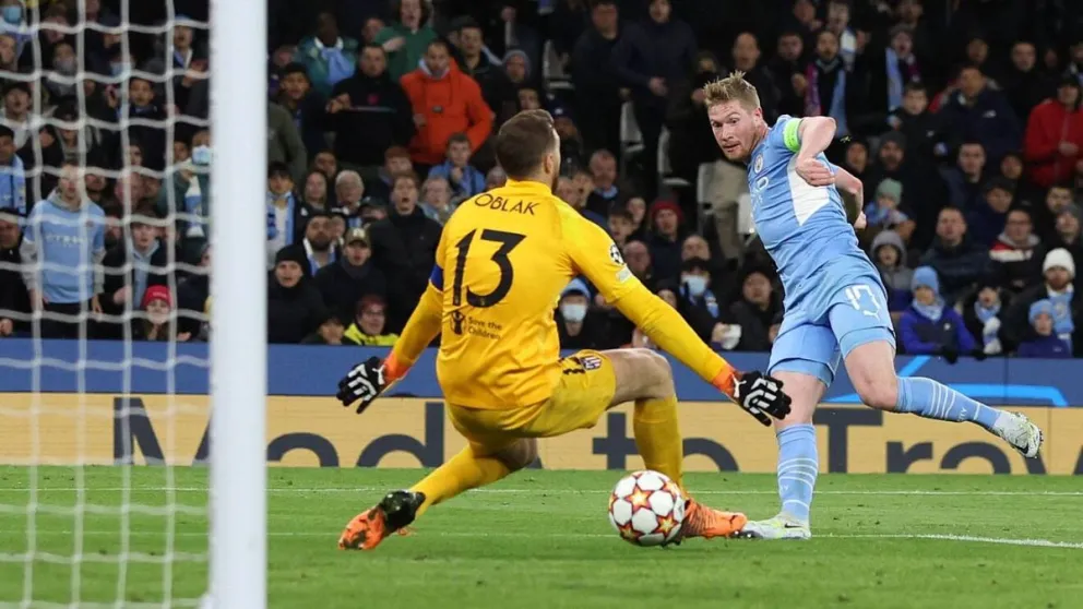 El City de Guardiola tomó ventaja en la ida de cuartos ante el Atlético de Simeone