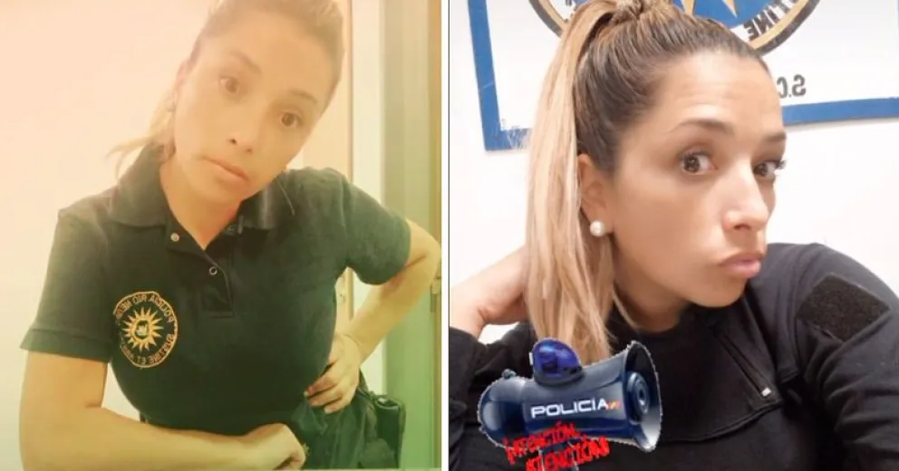 Una policía de Bariloche la rompe en TikTok