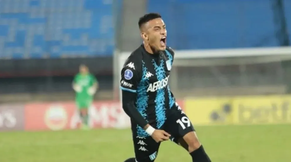 Triunfo agónico de Racing en su estreno en la Copa Sudamericana