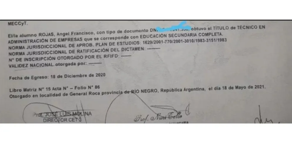 El CET respalda el reclamo del estudiante ¿qué dijeron?