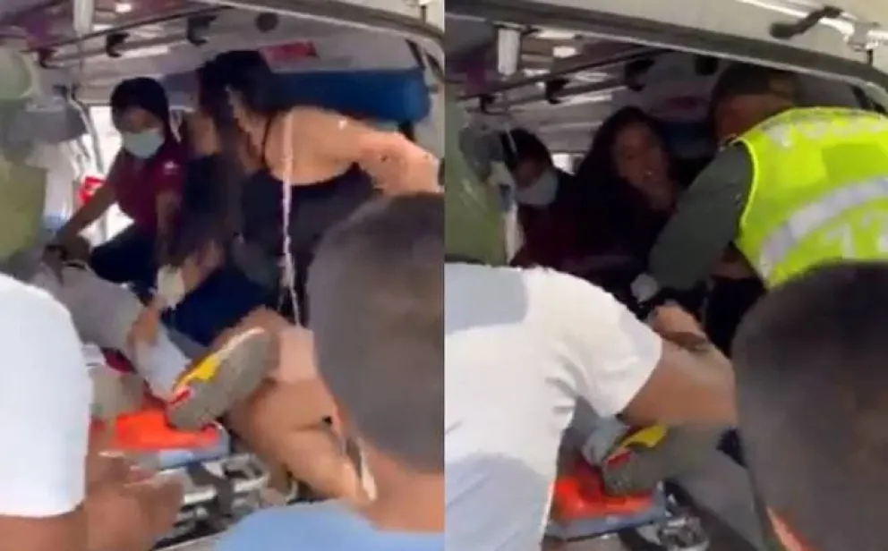 Tuvo un accidente y su novia se subió a la ambulancia solo para exigirle que desbloquee el celular