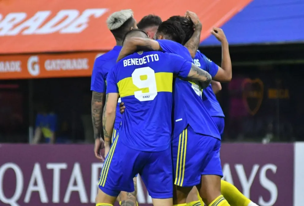 Se recuperó en casa: con doblete de Benedetto, Boca derrotó a Always Ready