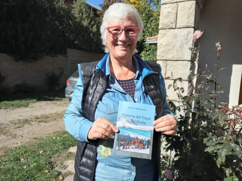 Schatzi Bachmann presentará la segunda parte de “Historia del esquí en Bariloche”