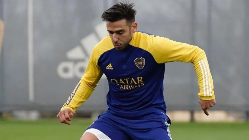 Tras el escándalo con su ex esposa, Eduardo "Toto" Salvio se presentó a la práctica de Boca