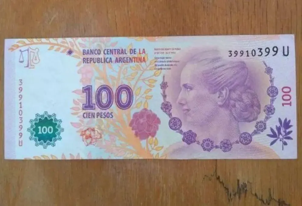 Pagan 10 mil pesos por un billete de 100 que tiene un error