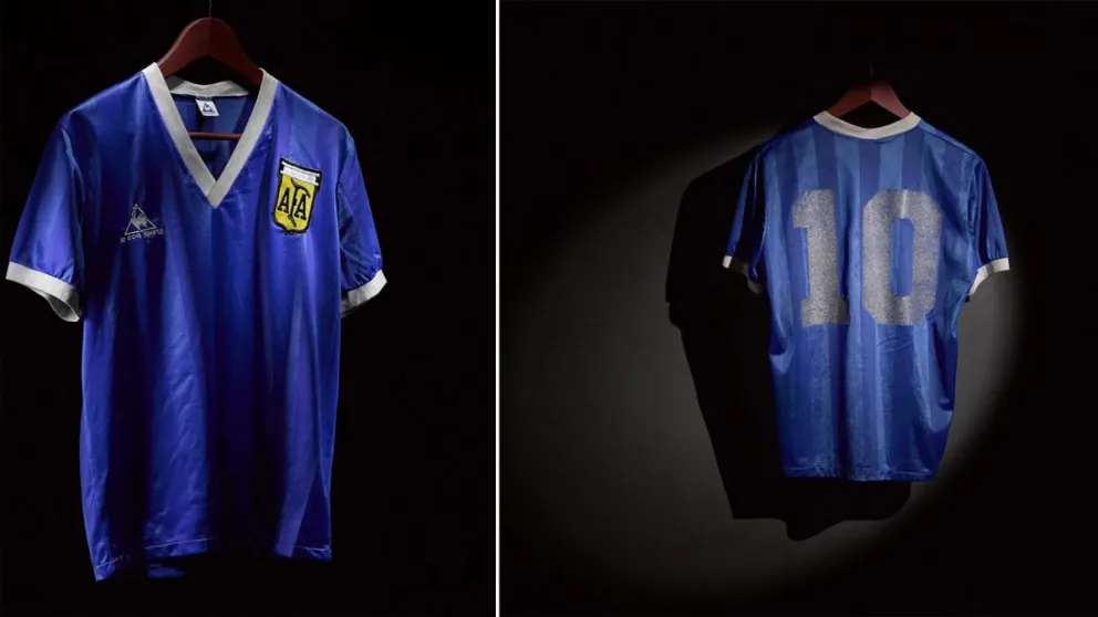 La camiseta de Maradona ante Inglaterra será la más cara de la historia