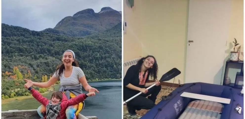 Hallaron el cuerpo de la joven que se metió al lago en un gomón: continúa la búsqueda del hermanito de 4