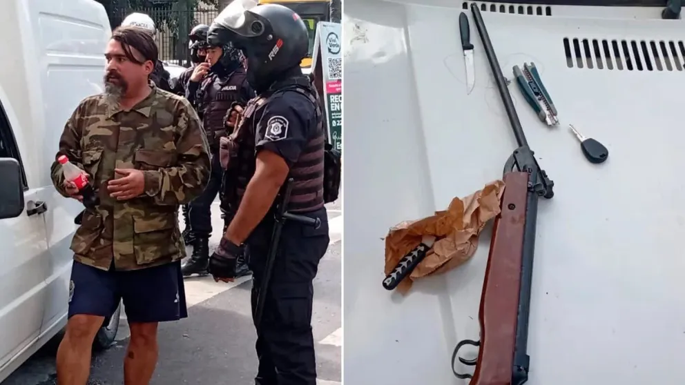 El “loco del rifle”: un hombre viajó de Neuquén a Buenos Aires para matar a Cristina Kirchner