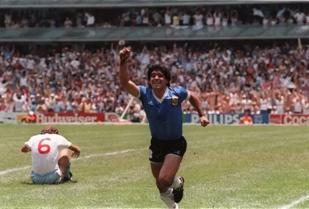 Comienza la subasta por la camiseta de Maradona que usó frente a Inglaterra