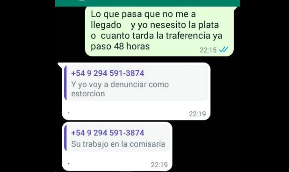 Una nueva víctima de estafa que cae bajo la modalidad de compra y venta en Facebook