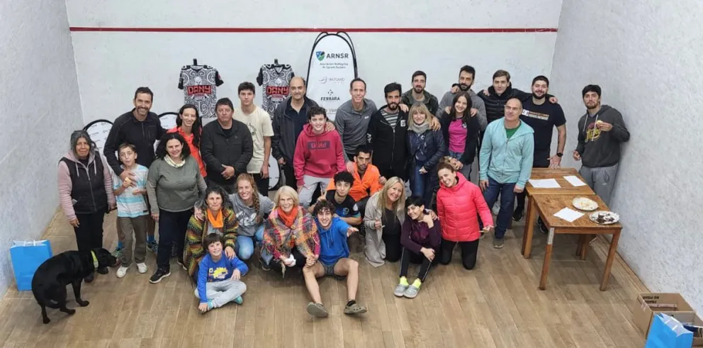 Gran primera fecha de la liga rionegrina de squash