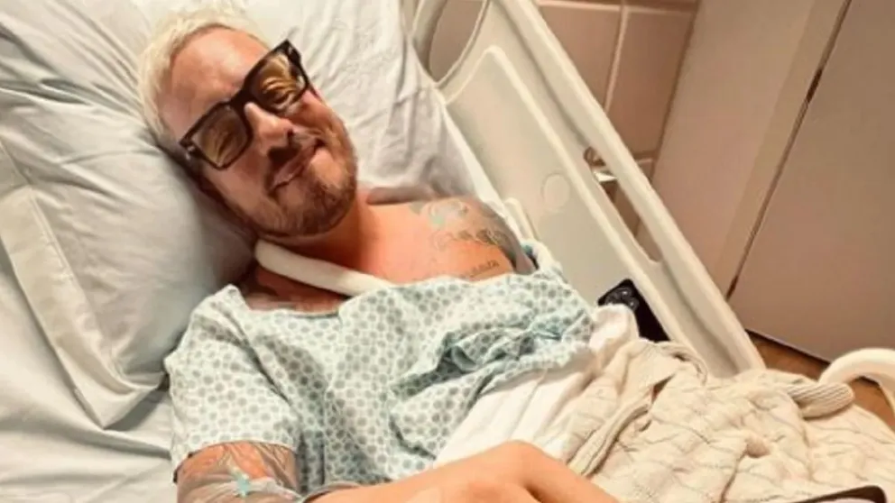 Se accidentó Fede Bal en Brasil y necesita ser operado: el posteo del actor