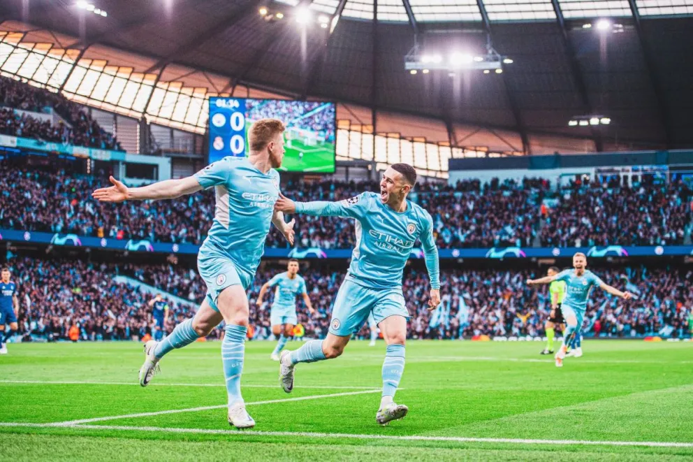 Manchester City tomó ventaja ante Real Madrid en un histórico duelo