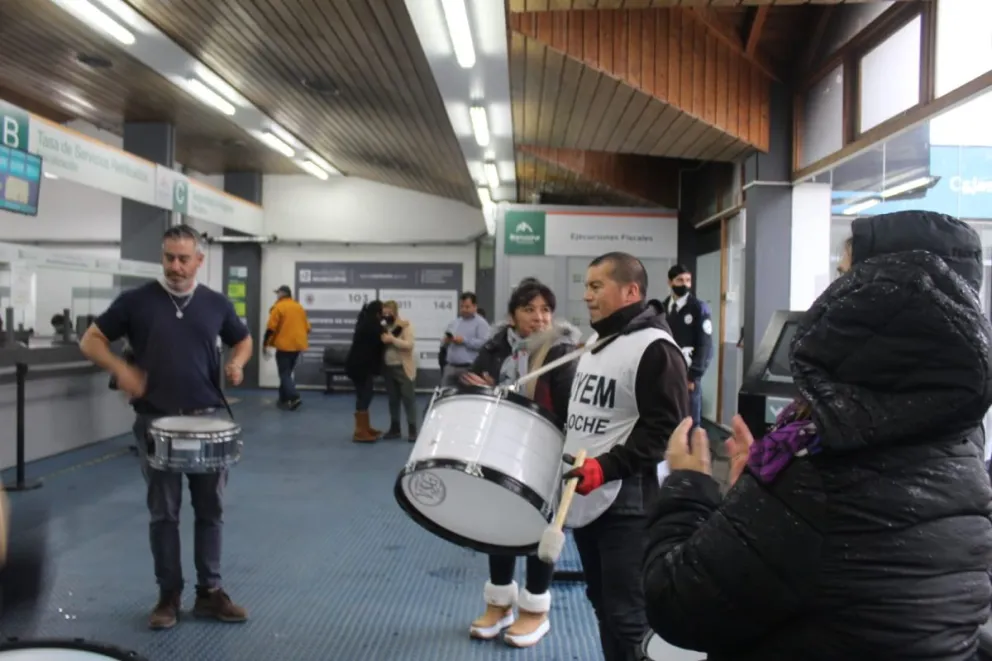 SOYEM se manifestó en Hacienda por falta de materiales de trabajo