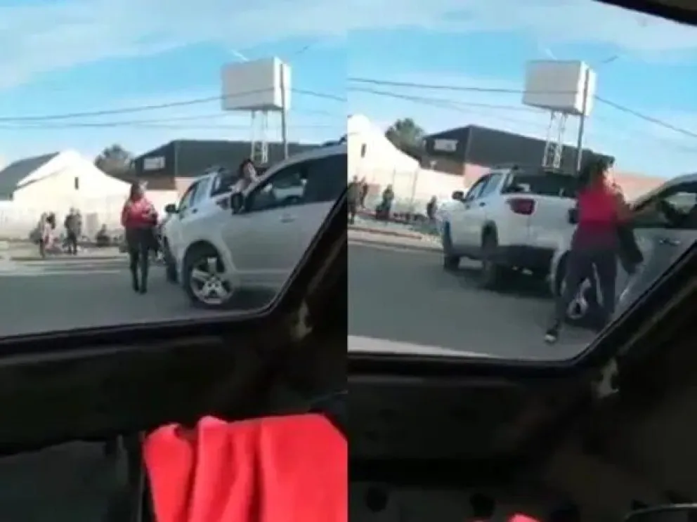 Comodoro Rivadavia: chocaron, discutieron y una mujer atropelló a la otra