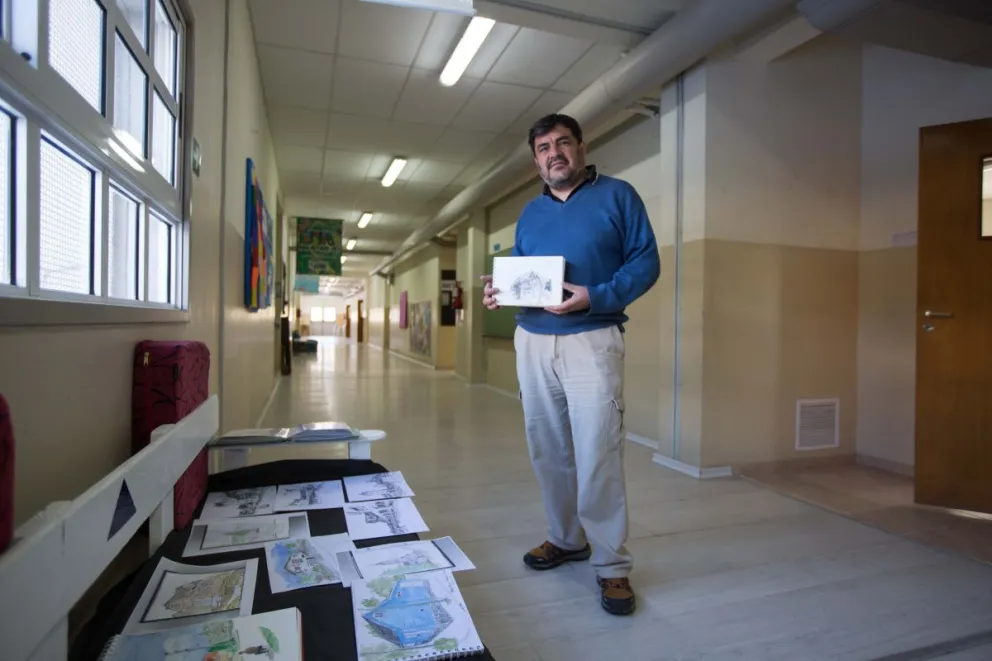 Habrá una muestra de croquis urbanos de la ciudad en la escuela La Llave
